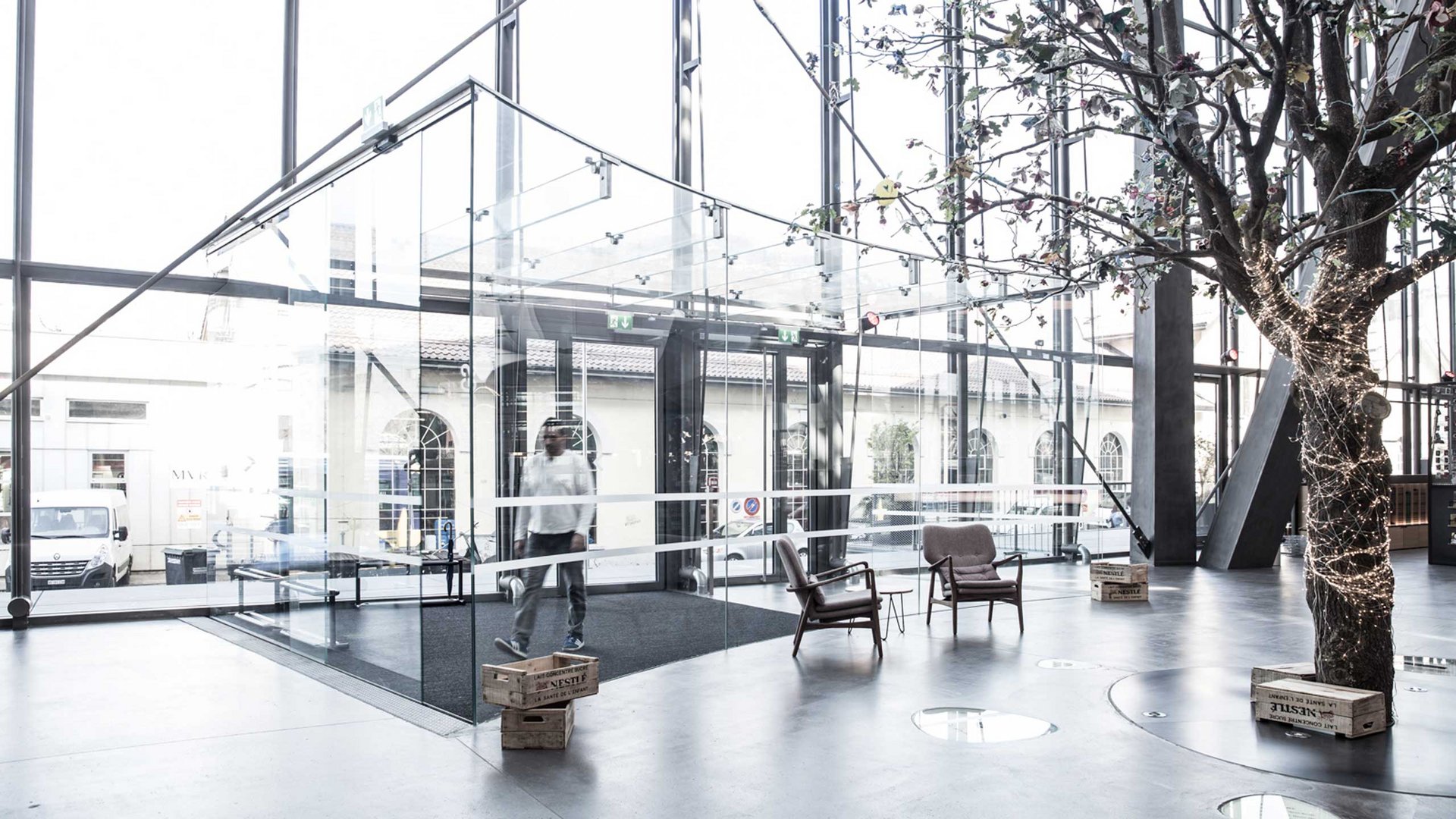 Ganzglas Schiebetüren