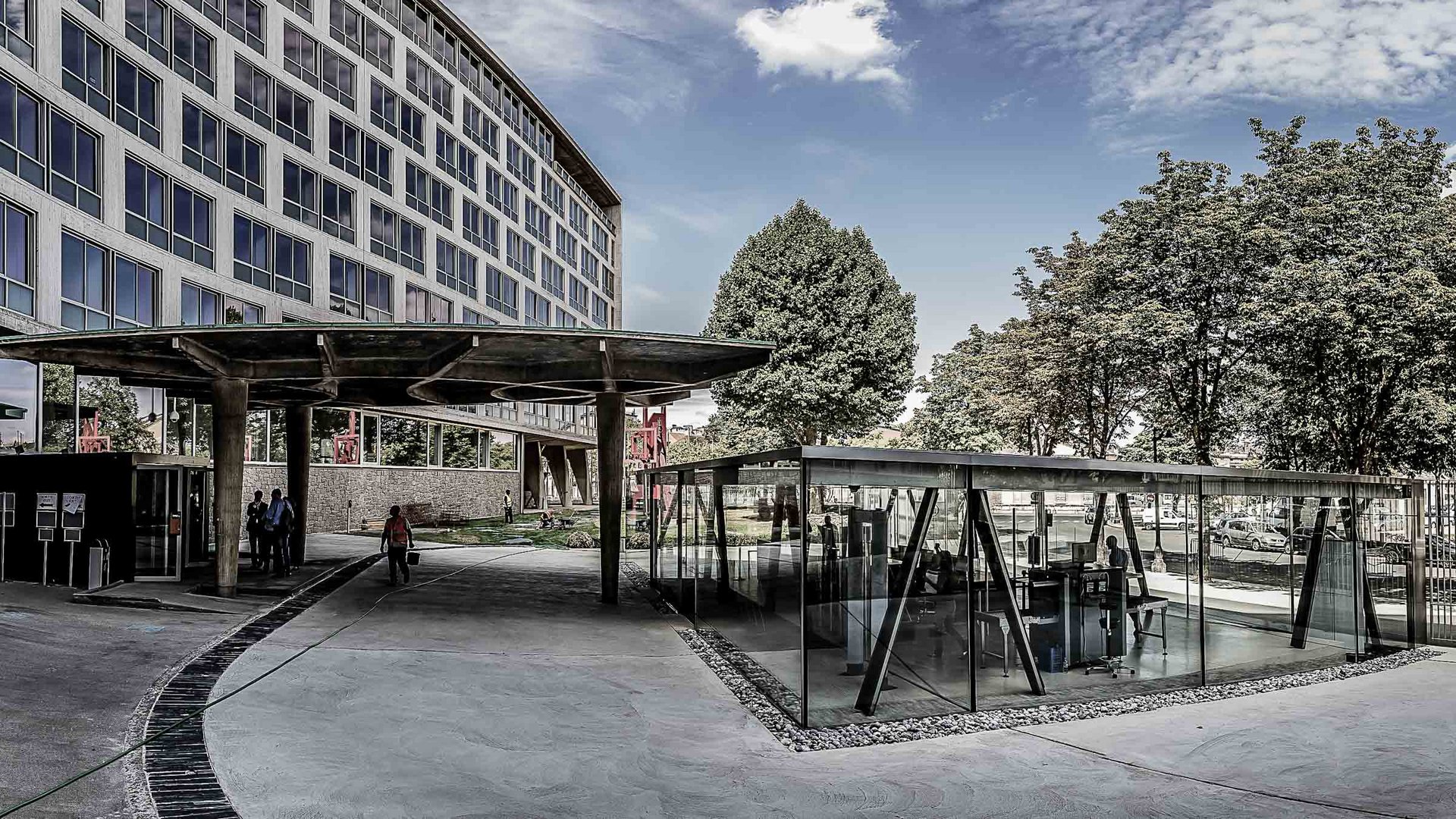 Areal der Unesco in Paris